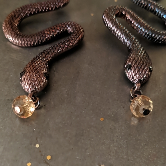 πππ Snake earrings - Picture 2 of 5
